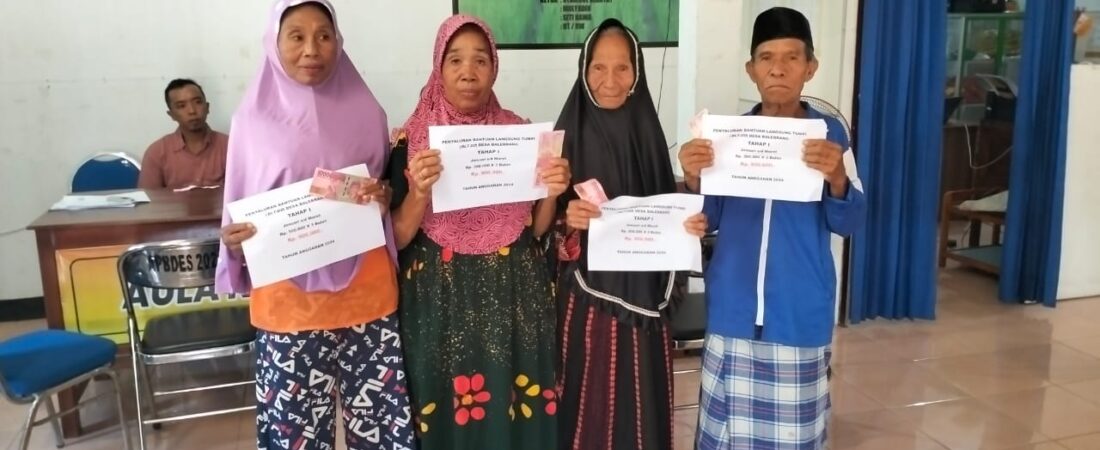 Penerimaan bantuan kepada lansia